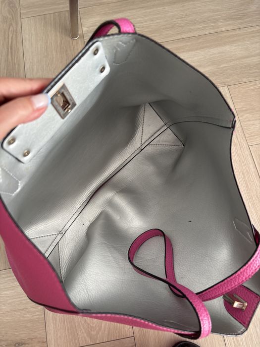 Guess torebka shopper fuksja