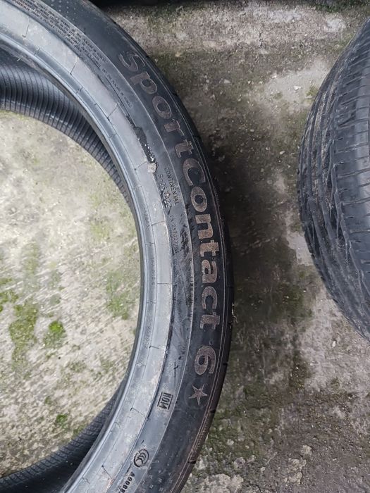 Vendo pneus semi-novos 255/40/21 Continental