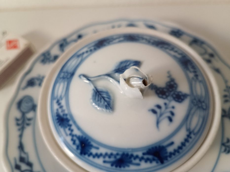 Meissen cukiernica porcelana