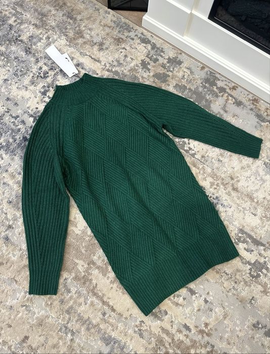 Сукня вязана бежевий , смарагд , рудий