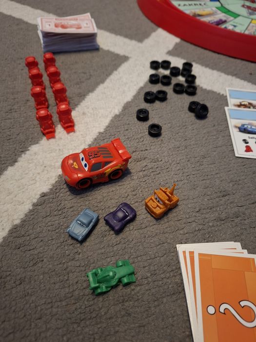 Gra planszowa monopoly zygzak mcqueen