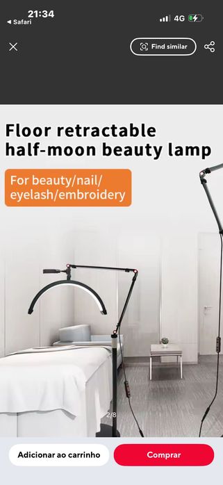 Cadeeiro de estética meia lua