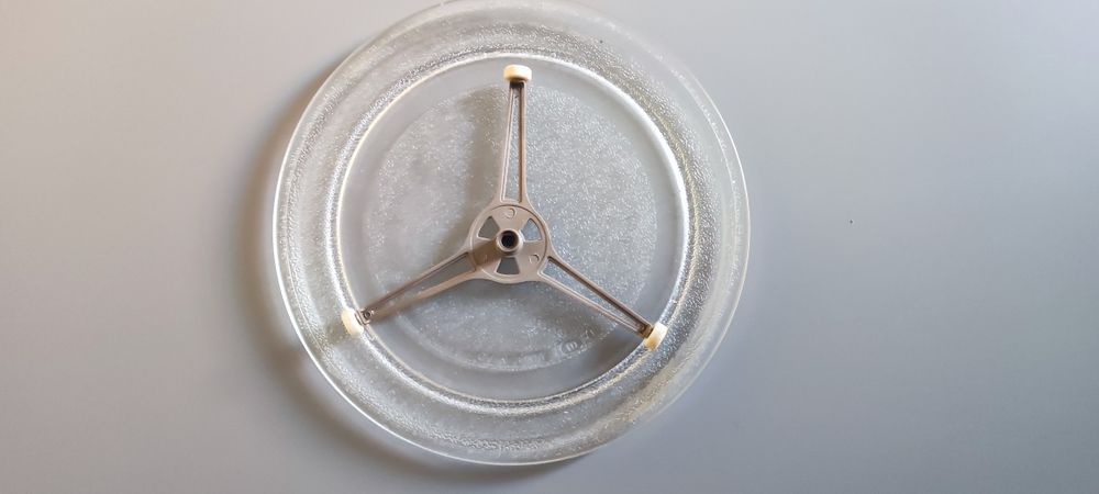 Talerz do mikrofalówki Amica 24,5cm +  wózek