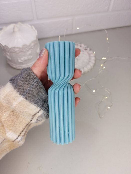 Соєві свічки  ручної роботи, ялинка, олень, карусель,стовпові свічки