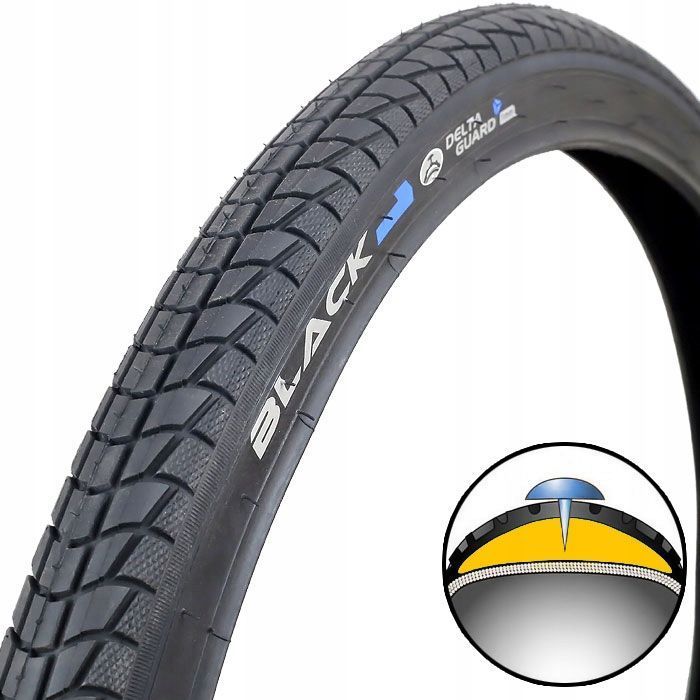 Black1 27,5x1,95 opona rowerowa 52-584 antyprzebicie rower MTB górski