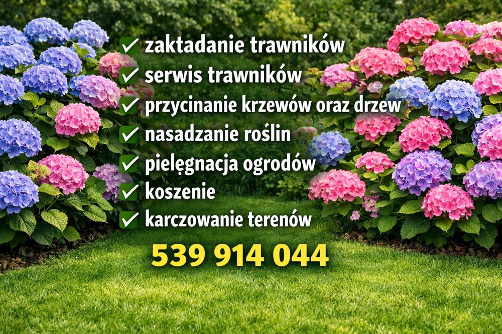 Prace ogrodnicze Wycinka Koszenie Nasadzanie