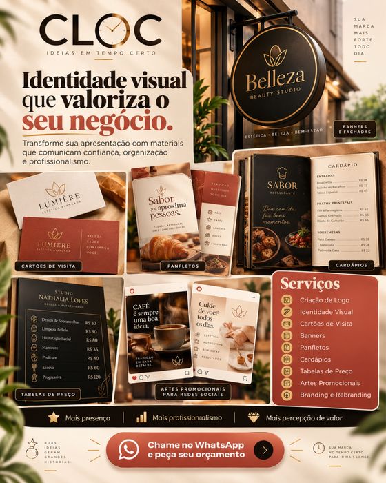 Serviços de webdesing e social midia
