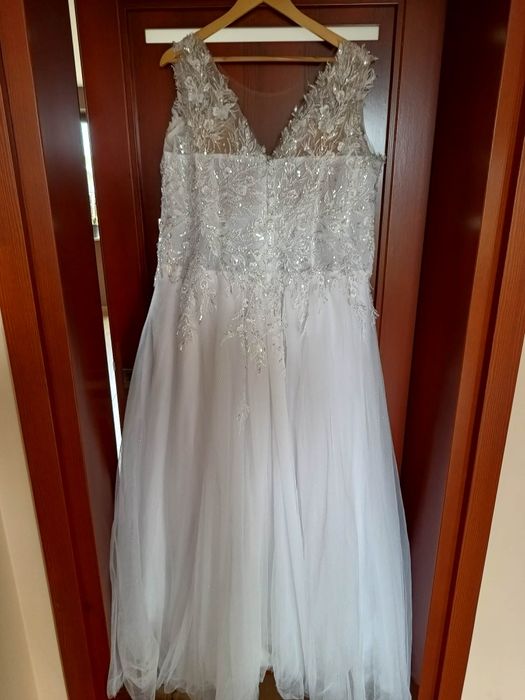 Suknia ślubna wzrost 170cm + obcas