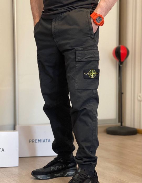Штани джогери Stone Island Cargo Garment Dyeing.