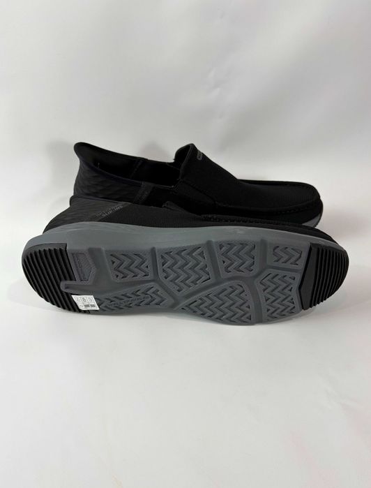 Чоловічі текстильні мокасини туфлі Skechers Parson 50.5 розмір