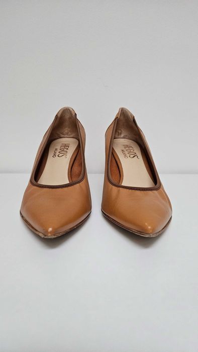 Szpilki skóra HEGOS 39 40 25.5cm