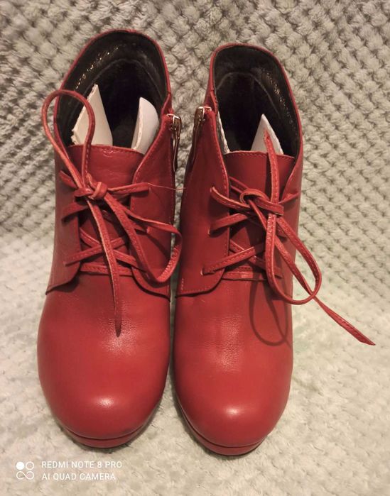 Продам напівчеревики жіночі на каблуку. Натуральна шкіра. Нові