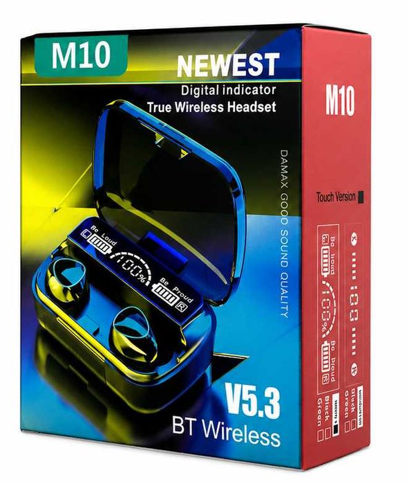 Phones Bluetooth M10 | Bluetooth 5.0 | Novo | Na Caixa