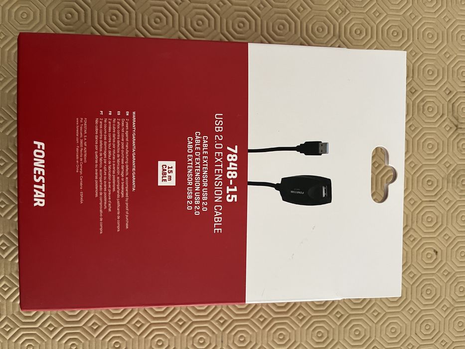 Cabo USB de 15 m