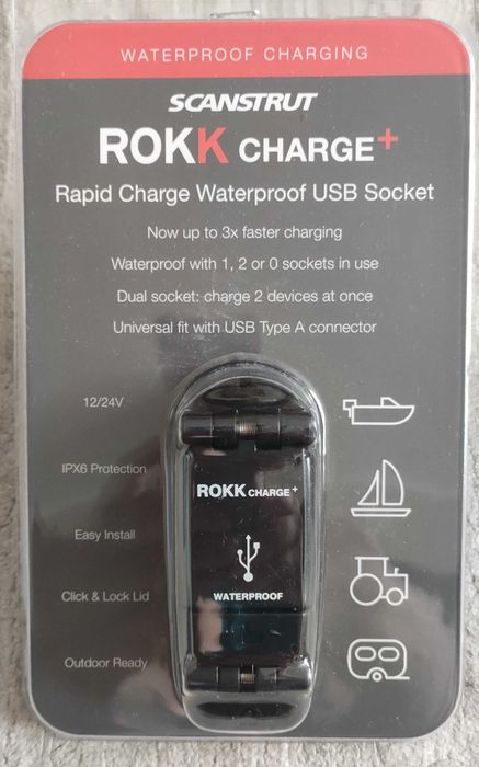 Rokkcharge+ gniazdo USB
