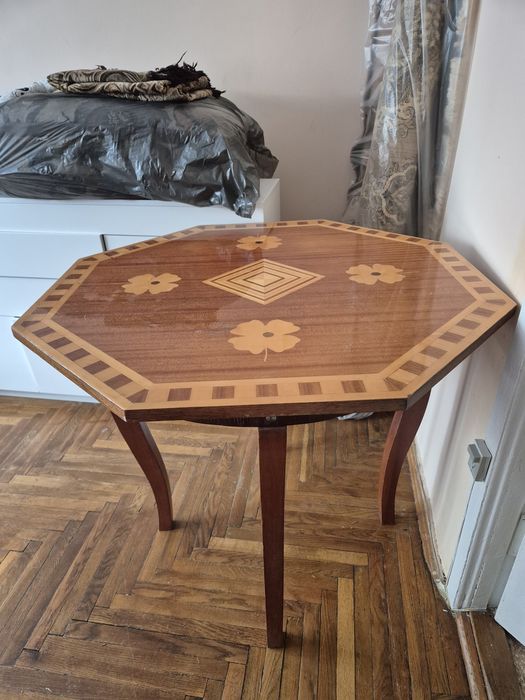 Стіл обідній з дерева лакований. Антикваріат