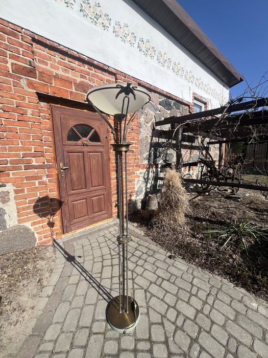 Lampa stojąca plus żyrandol