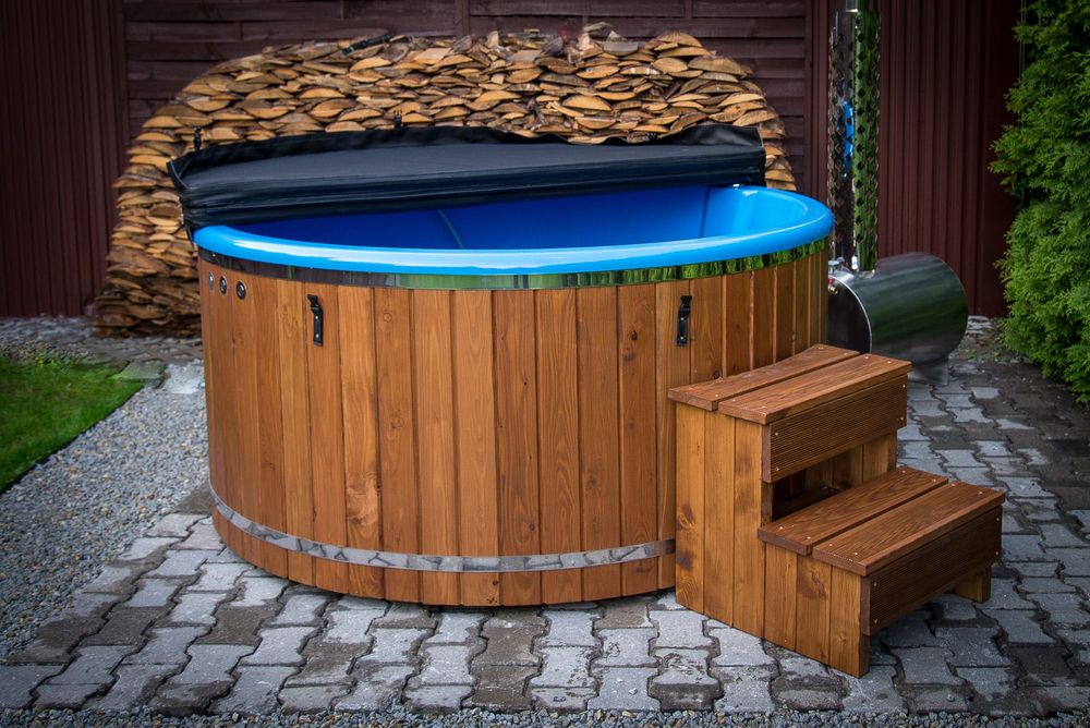 Balia ogrodowa Jacuzzi Hot Tuba Bania Gorąca Beczka dysze hydromasaż