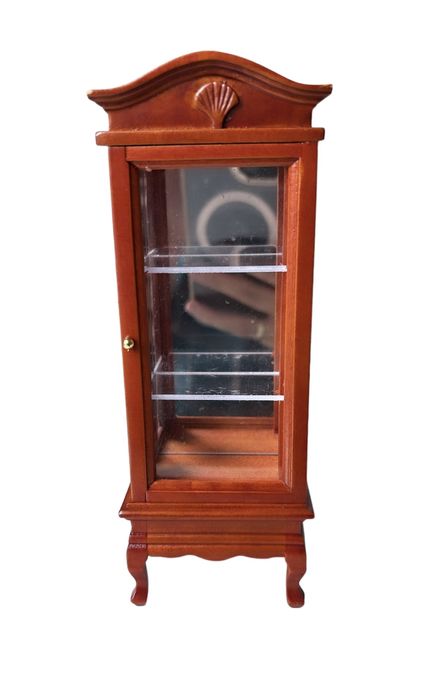 Miniaturowy drewniany kredens domek dla lalek