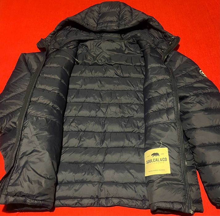 Стильная высококачественная теплая куртка SoulCal & CO Англия р.L