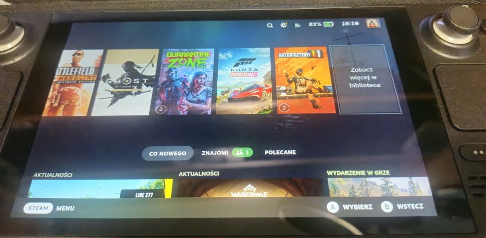 Steam Deck 256 GB jak nowy + 1tb karta pamięci