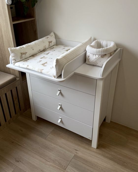 Пеленальний матрац з пелюшкою + корзинка