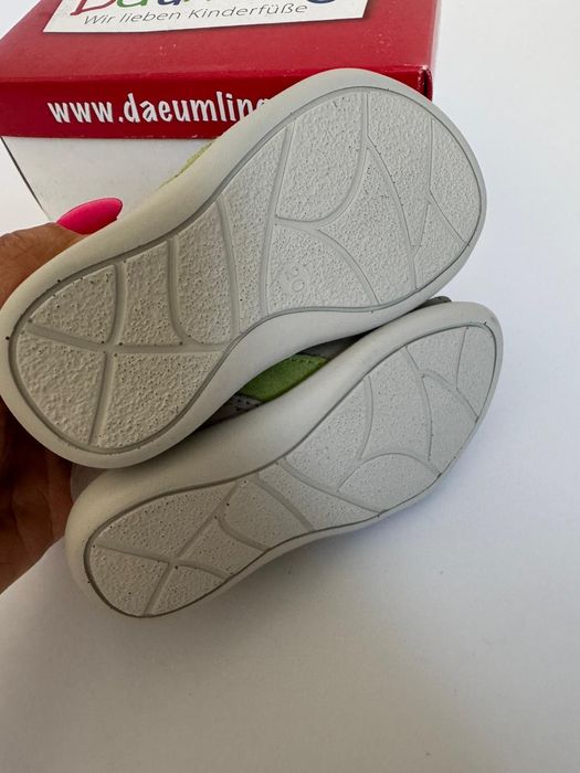 Nowe sandały dziecięce Däumling szare zielone 20