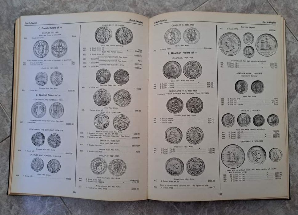 Catálogo numismatico só para moedas OURO