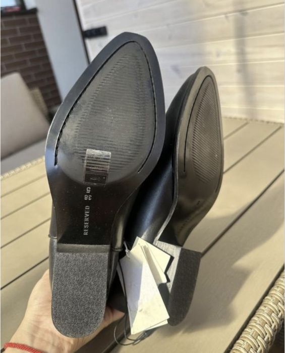 Казаки сапоги ковбойки черевики 38 шкіра