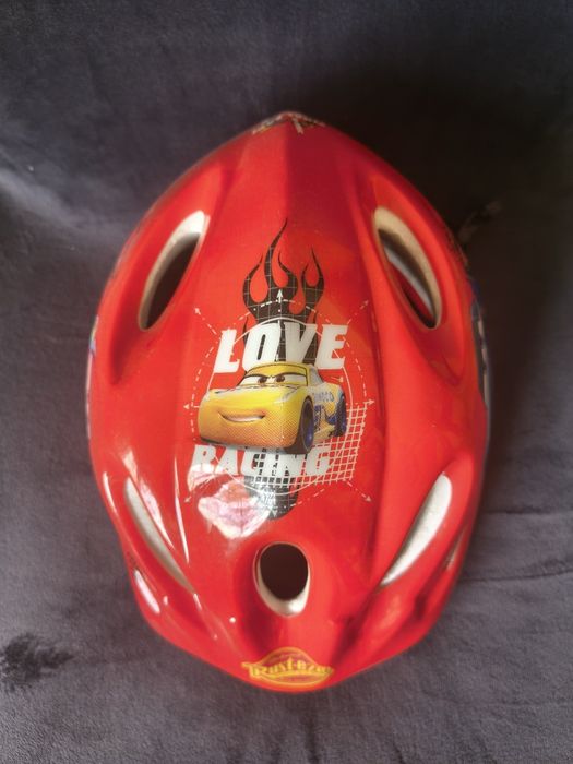 Kask rowerowy dziecięcy Auta roz 52-56