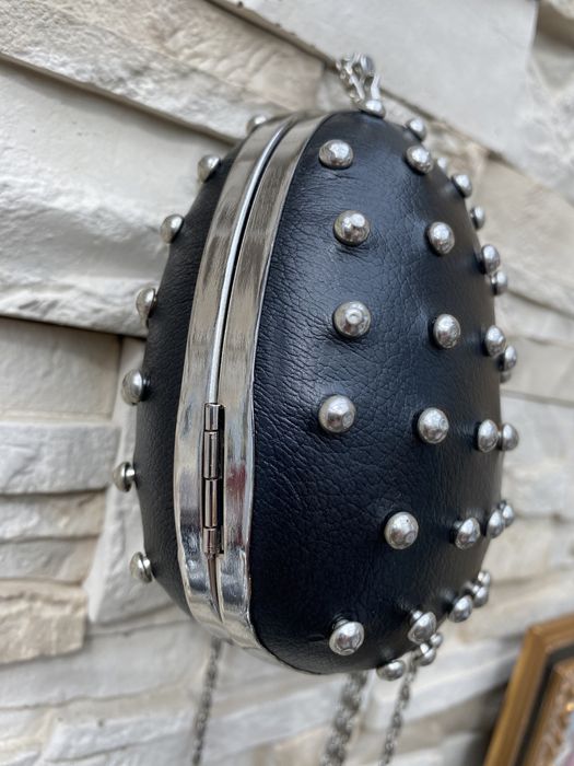 Torebka serce ćwieki mały kuferek ekoskóra wysyłka gratis