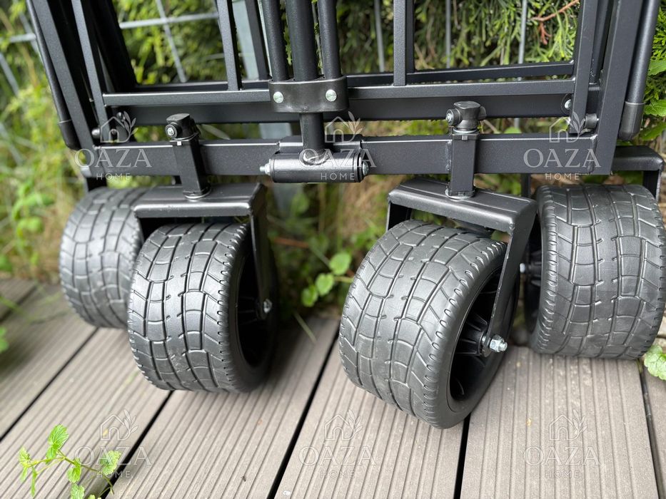 Wózek Transportowy Składany Terenowe Koła 100kg