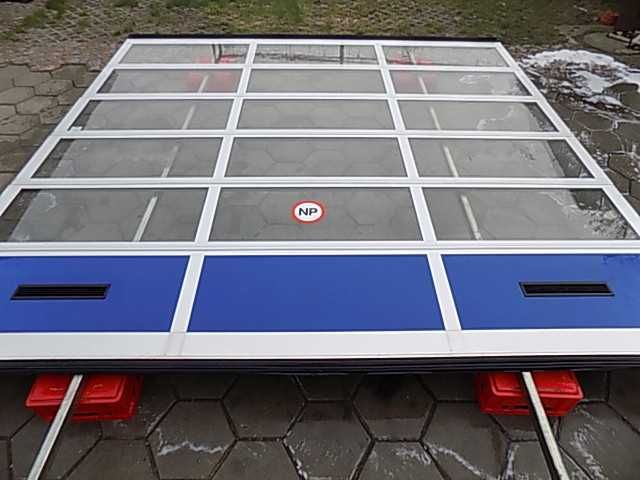 Brama garażowa segmentowa panelowa 383x358cm