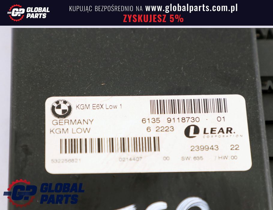 BMW E60 Moduł Komfortu