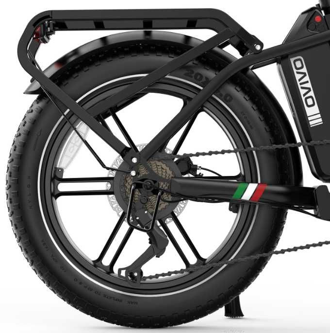 Rower elektryczny OVIVO C2 Pro 48V18AH zielono-białym