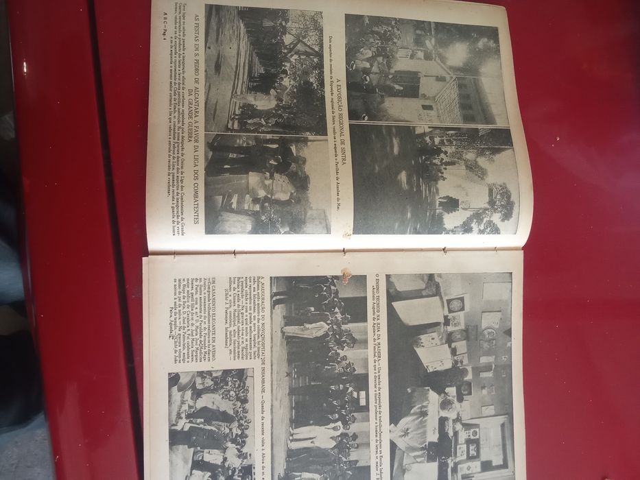 Revista ABC setembro de 1929! Carmona em Sintra!