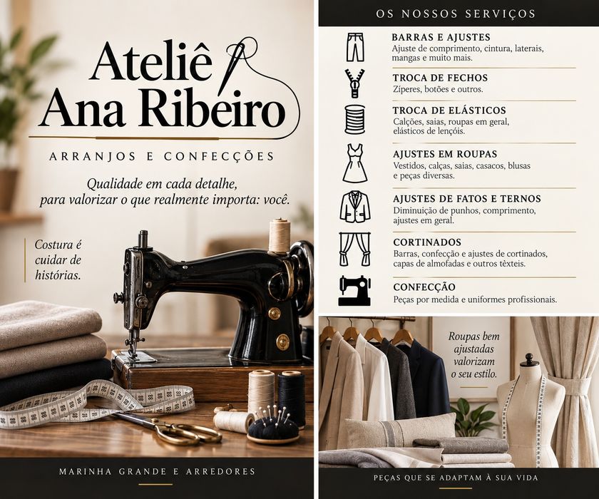 Arranjos e Serviços de Costura