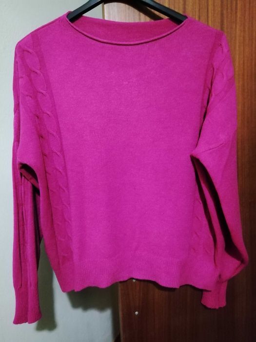 Camisola malha beringela