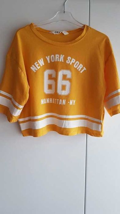 Nowość 2024:) krótka bluzeczka H&M roz 146/152