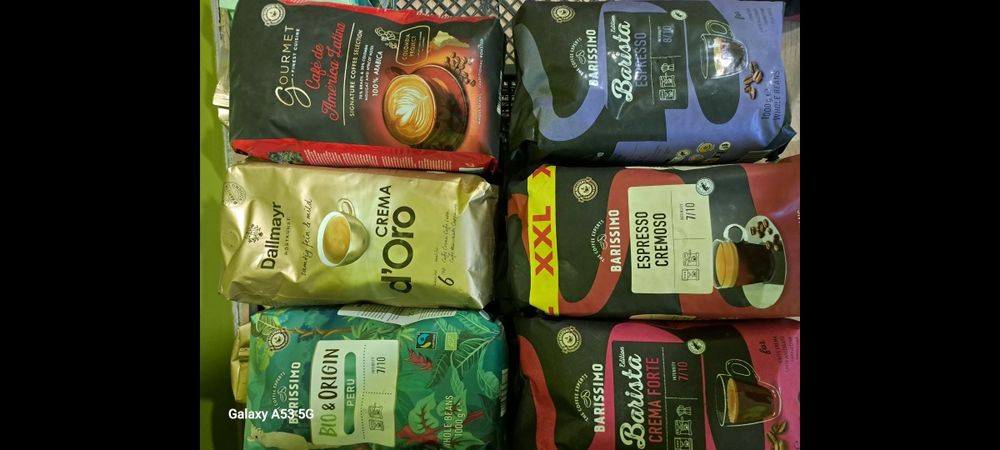 Kawa Barissimo Dallmayr 1kg 1,1kg 1000g 1100g lepsza niż jacobs