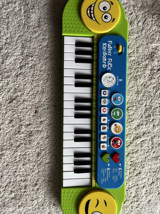 Organy funy face keyboard dla dzieci