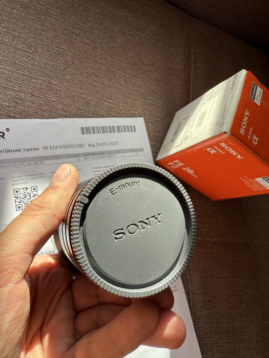 Новый Объектив Sony 28mm f2