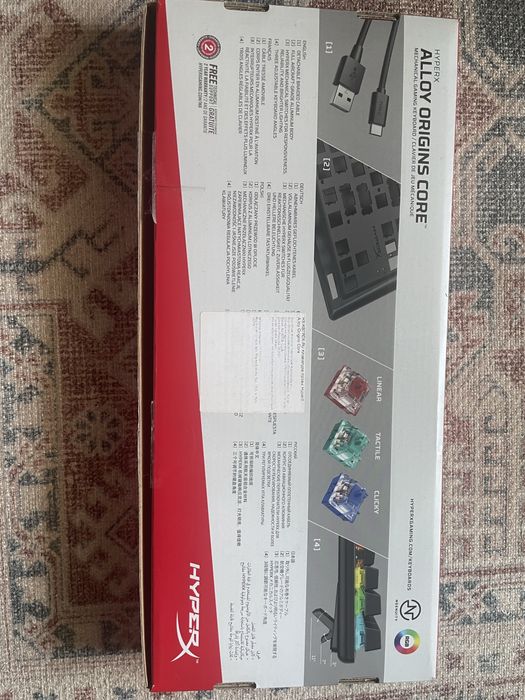 Механічна клавіатура HyperX Alloy Origins Core (HyperX Red Switches)