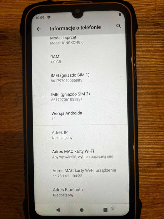 Smartfon CUBOT KING KONG 6 4/64 LTE dual pancerny