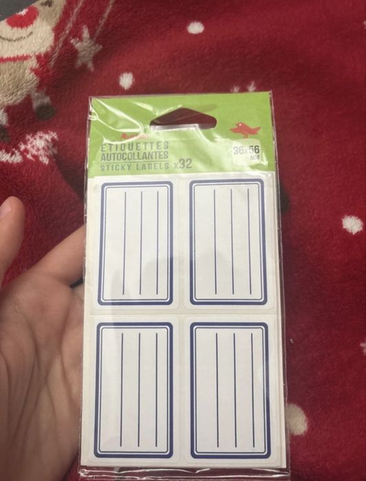 Naklejki na zeszyty