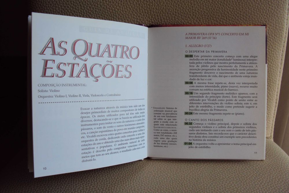 VIVALDI - 1 CD  com Guia de Audição