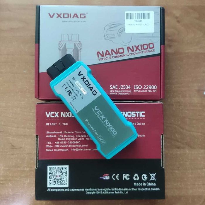 VXDIAG  Nano NX100 WIFI/USB диагност Audi/Skoda/Seat - Odis OBD2