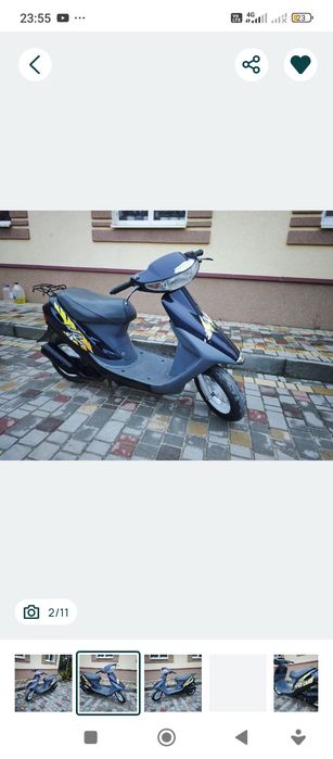 На ходу honda dio 27