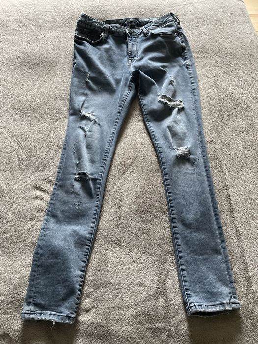 Spodnie Slim Fit Jeans Męskie River Island