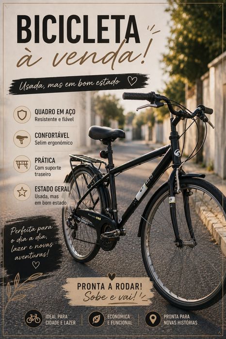 Bicicleta usada .